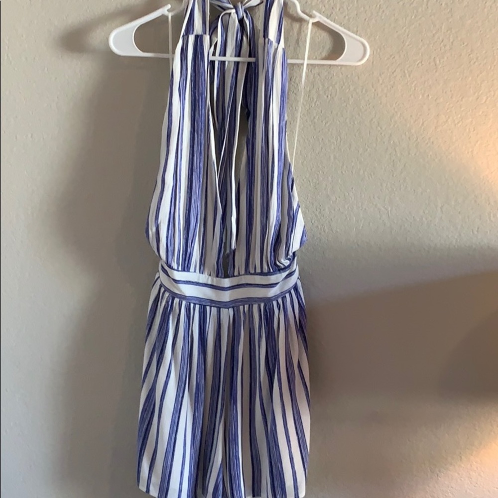Striped romper